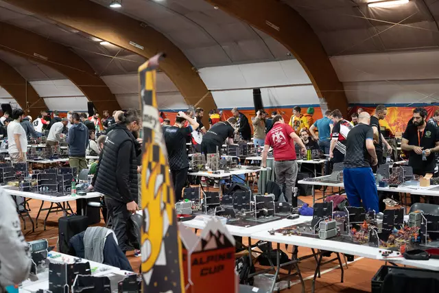 Die Tennishalle Proleb wurde im Rahmen des „Alpine Cup“ zum Zentrum der internationalen Strategiespiel-Szene. Die Großveranstaltungen sorgten für tausende Nächtigungen und volle Lokale in Leoben. | Foto: Alpine Cup Leoben