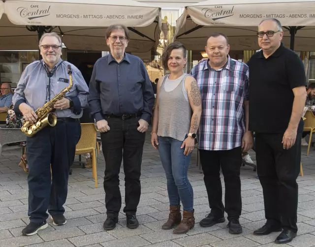 Josef Vocitko, Hans Hausl, Barbara Rust Hackner, Andreas Hanauska, Franz Abseher | Foto: Gerhard Maly