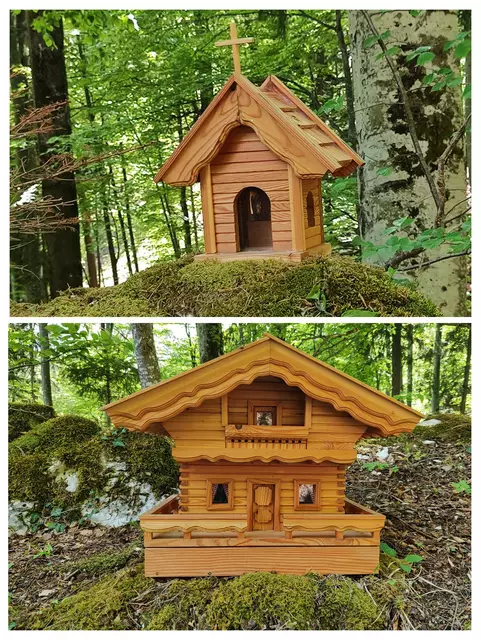 liebevoll gefertige Holzarbeit am Wegrand... | Foto: I.Wozonig