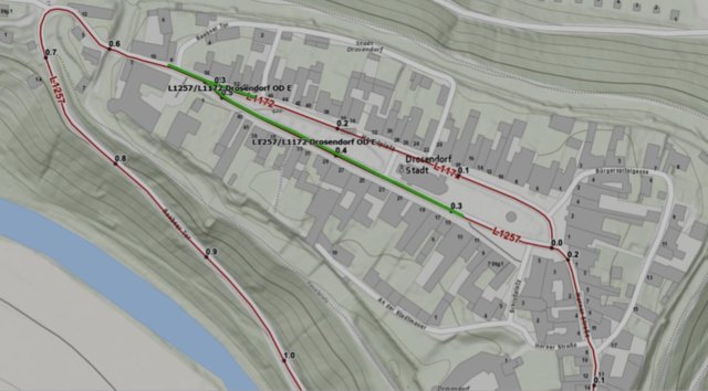 Am Lageplan werden die Straßenbauarbeiten genau beschrieben. | Foto: NÖ Landesregierung