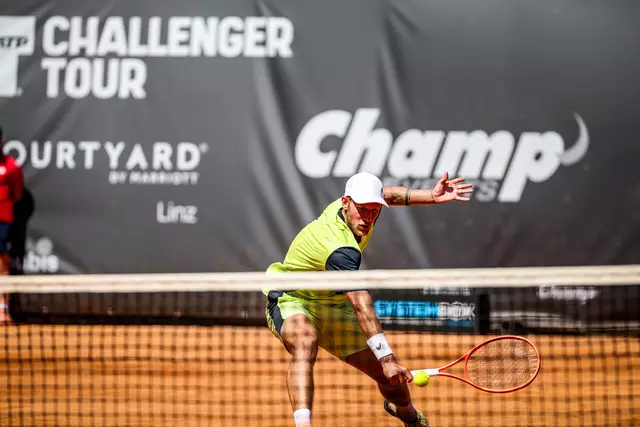 Neil Oberleitner scheiterte im Viertelfinale. | Foto: Sportmediapics.com/Manfred Binder