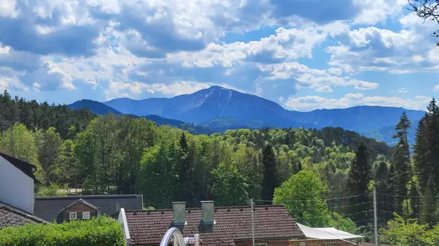 der Blick zum Schneeberg macht auch Freude... | Foto: I.Wozonig