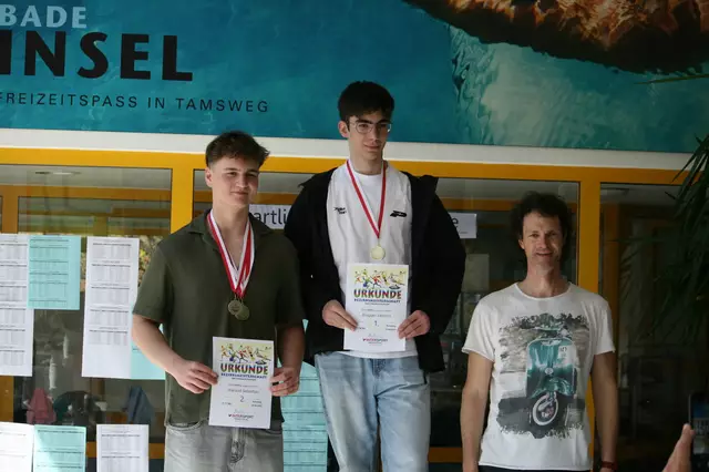 100m Kraul Jugend männlich - Distanz erstmalig seit 1990 - Topzeiten von Valentin Brugger und Sebastian Wieland | Foto: Horst Seifter