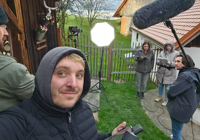 Das Team bei den Dreharbeiten | Foto: Gamskrimi