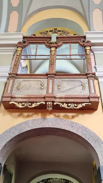 von oben konnte heimlich die hl.Messe beobachtet werden... | Foto: I.Wozonig