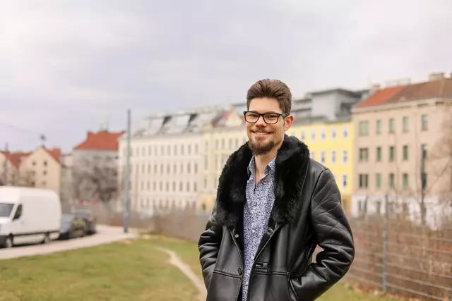 Bernhard Gaishofer von der KPÖ wird neuer Bezirksrat im 22. Bezirk. | Foto: KPÖ