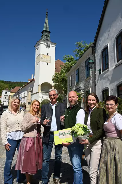 Die Gumpoldskirchner Höfe und Betriebe sorgten beim Bauernmarkt für Bewegung und Geselligkeit. | Foto: Pohl