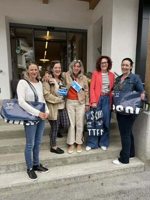 "Neuer Glanz" der Hochkönig Tourismus-Transparente. | Foto: Hochkönig Tourismus
