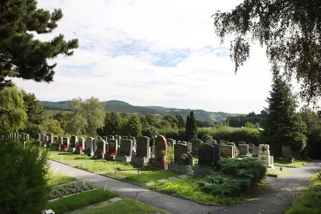 Der Neustifter Friedhof mit Gräberreihen. | Foto: Christian Houdek / PID