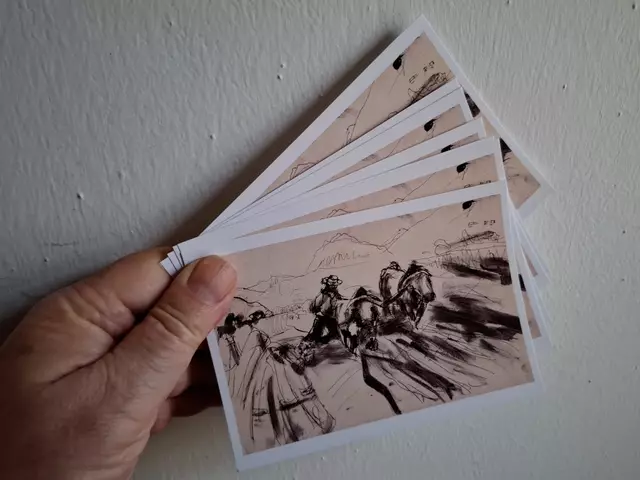 Ochsengespann von Albin Schrey.