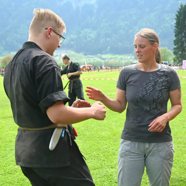 Karate: Jorim Ebenberger mit Tamara Feistritzer, Mühldorf