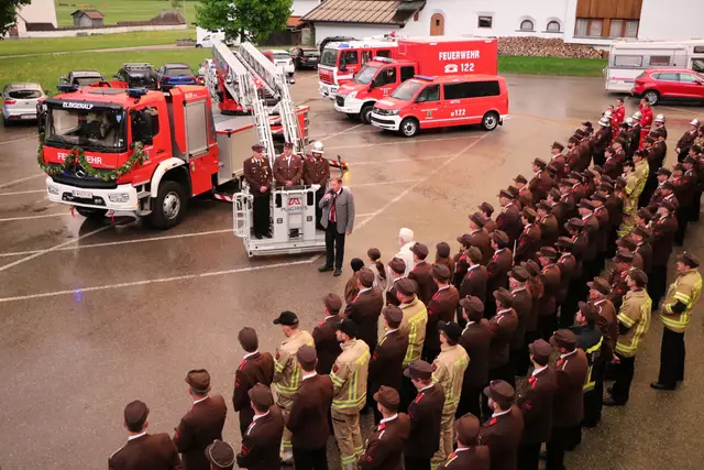 Bürgermeister Markus Gerber bei seinen Grußworten.