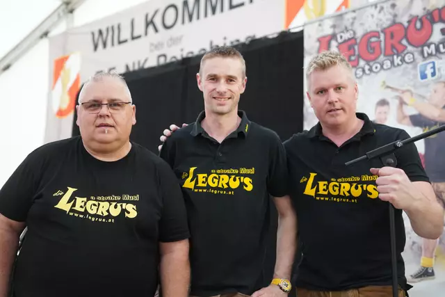 Die Legru‘s heizten die Stimmung an.