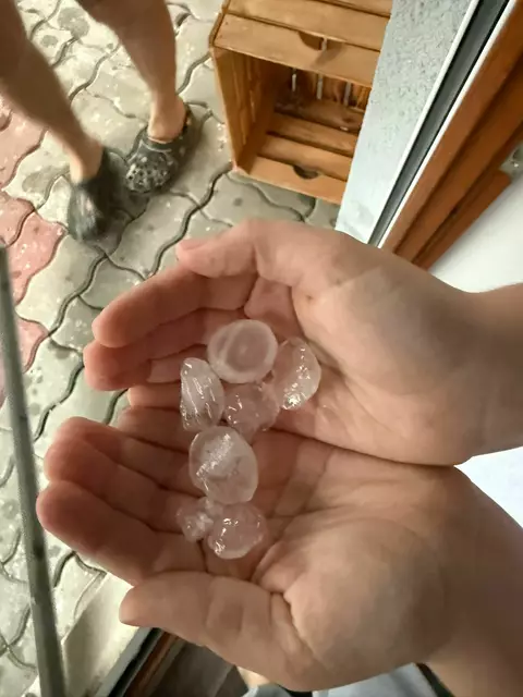 In Gerersdorf fiel der Hagel besonders intensiv. | Foto: Lea Hamerl