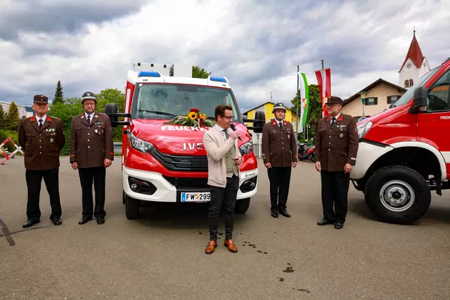 Das neue Einsatzfahrzeug wurde vorgestellt. | Foto: Bildrechte: cc Mlakar Media