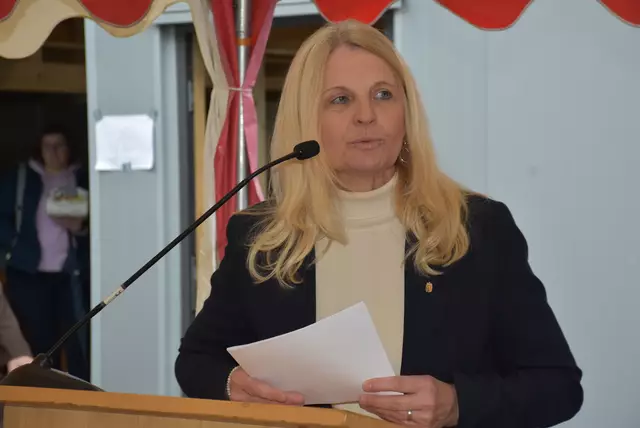 Bauhof-Eröffnung in Dimbach am 4. Mai 2025. LAbg. Gertraud Scheiblberger. | Foto: Robert Zinterhof