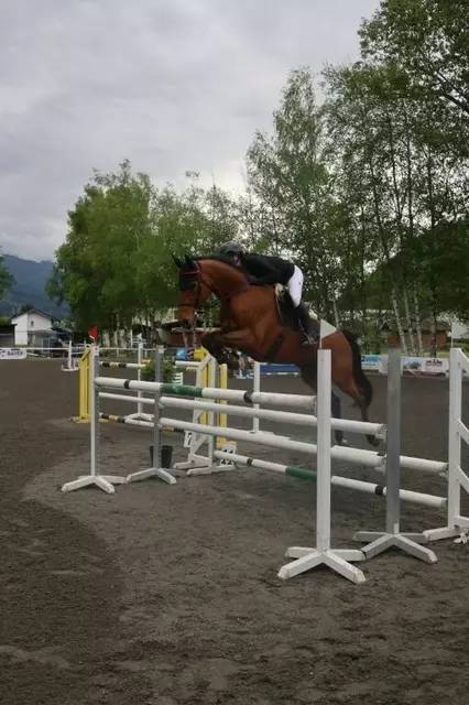 Karin Brötzner ist Siegerin im Landescup. | Foto: Foto: Porsche Reitclub