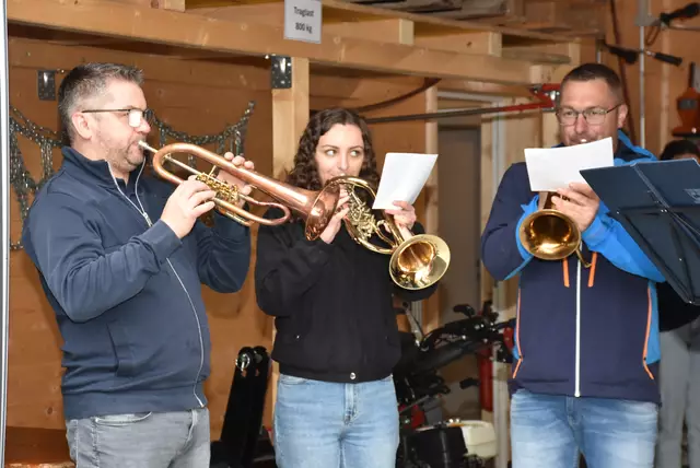 Bauhof-Eröffnung in Dimbach am 4. Mai 2025.  Musikverein Dimbach.  | Foto: Robert Zinterhof