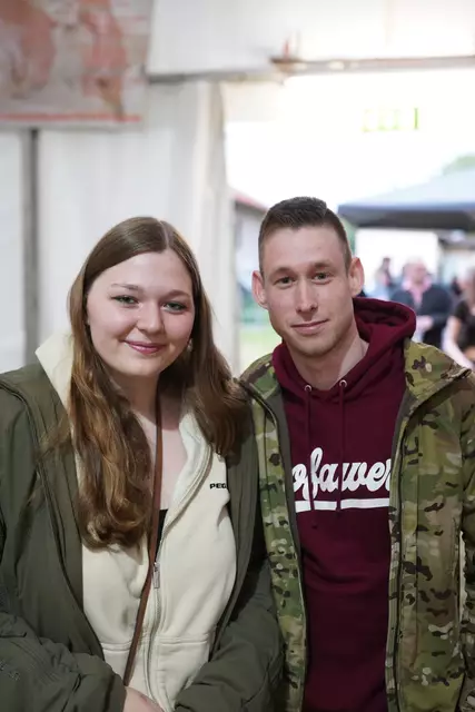 Leonie Eichinger genoss das Fest mit Lukas Sindlhofer.