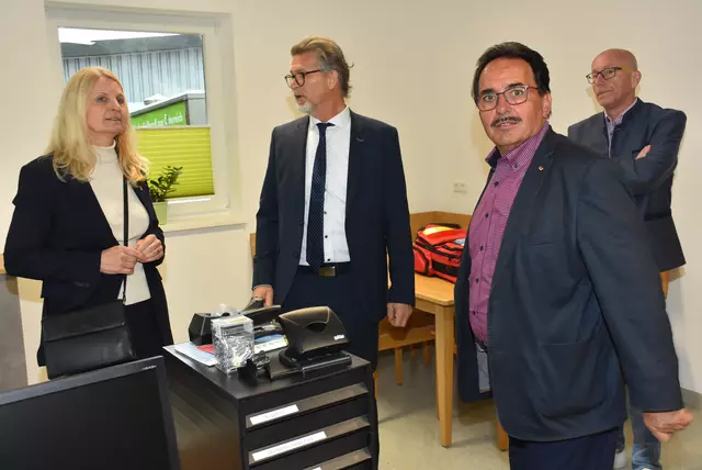 Bauhof-Eröffnung in Dimbach am 4. Mai 2025.    | Foto: Robert Zinterhof