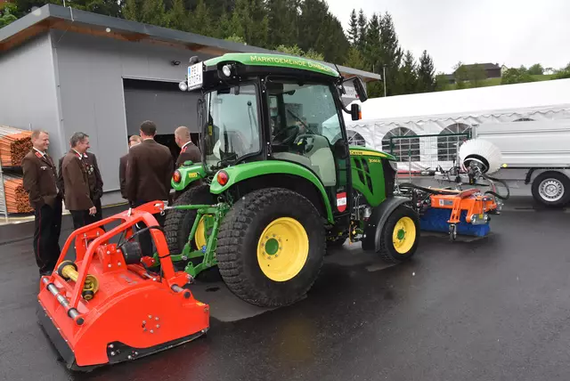 Bauhof-Eröffnung in Dimbach am 4. Mai 2025.    | Foto: Robert Zinterhof