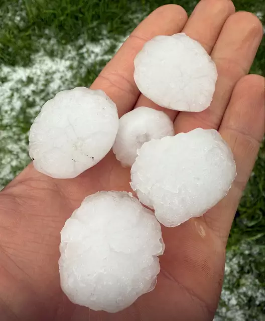 Hagelschlossen in Kukmirn | Foto: Hagelversicherung