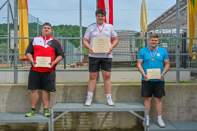 Maximilian Koller (links) holte bei den U19 Silber und bei den U23 Bronze. | Foto: BÖE/Herbert Pendl