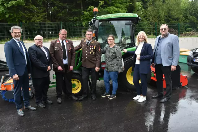 Bauhof-Eröffnung in Dimbach am 4. Mai 2025.    | Foto: Robert Zinterhof