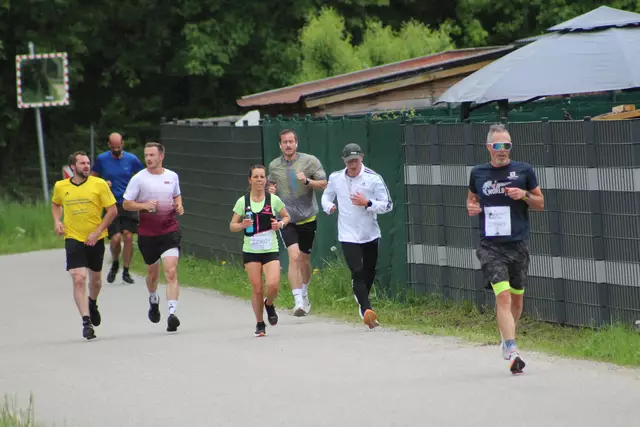 Die meisten Kilometer bei den Damen spulte Edith Brandl (33,56 km) ab. "Wings for Life Run" in Perg 2025. | Foto: Meinbezirk Perg/Köck