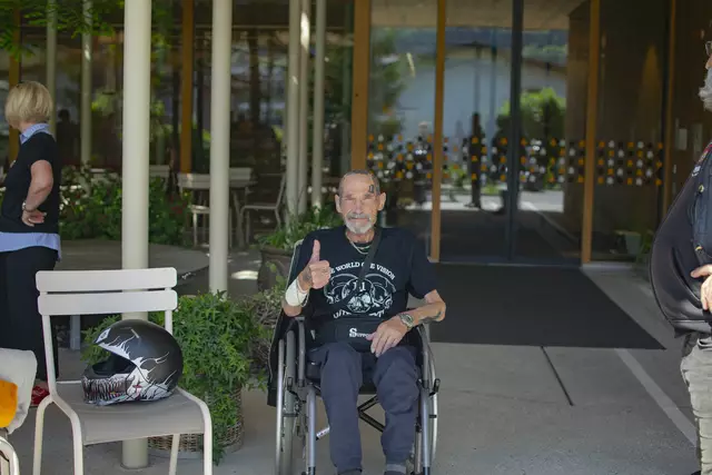 Berni freut sich auf die besondere Tour mit dem Outsider MC Innsbruck und Red Scorpions MC. | Foto: Sebastian Tegtmeier/ST.Fotografie-Werbegrafik