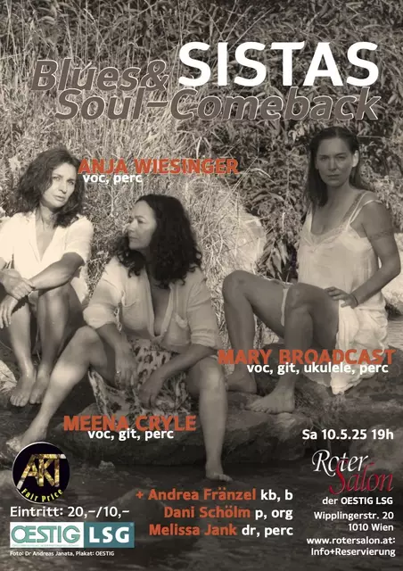 6 uneitle, großartige Musikerinnen: SISTAS;  | Foto: Foto: Dr. Andreas Janata; Plakat: OESTIG