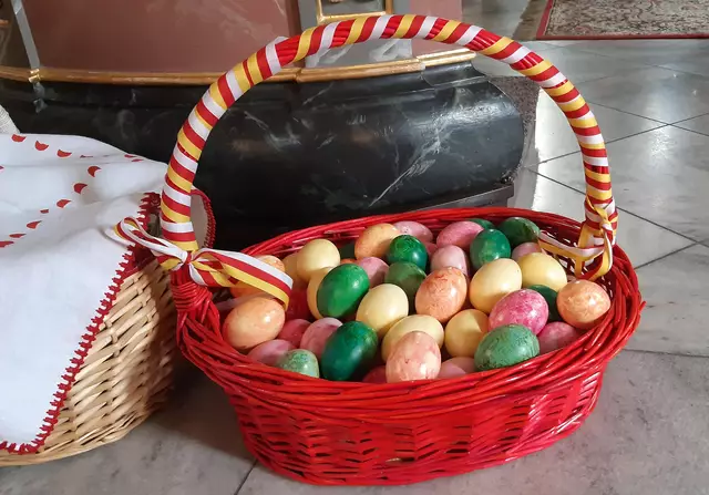 Die Eier wurden liebevoll von den Senioren gefärbt. | Foto: privat