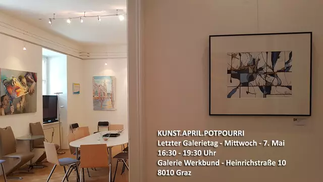 Foto: Foto: Sylvia Fruhmann / abgebildete Gemälde von Krystian Habdas, Manfred Möstl, Inge Schrötter, MaLo Magic Blue