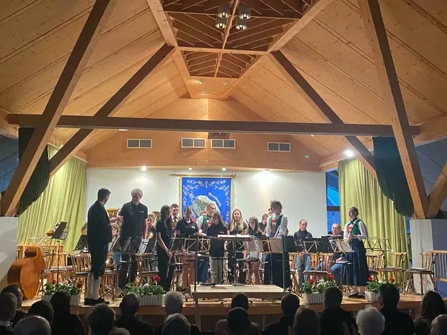 Auch in Obernberg spielte die Jungendkapelle groß beim Frühjahrskonzert auf. | Foto: Michaela Mair