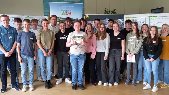 Die Teilnehmenden des Jugendrats in Weitersfelden. | Foto: Verband Mühlviertler Alm