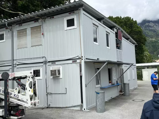 Die FCC (Fenner Container City) auf der Fenner, seit 2010 besteht diese Lösung. | Foto: MeinBezirk