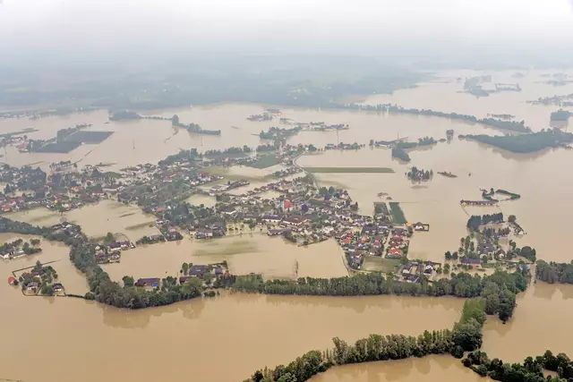 Um das Goldwörther Zentrum vor einem Jahrhundert-Hochwasser zu schützen, müsste baulich viel geschehen. | Foto: StPl/Pertlwieser
