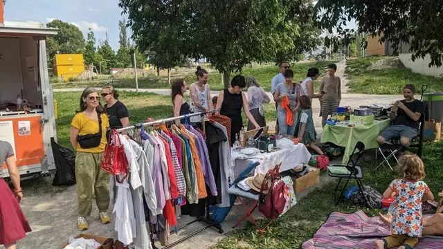 Am Samstag, 24. Mai, verwandeln sich die Aspanggründe in einen Nachbarschaftsflohmarkt.  | Foto: GB*