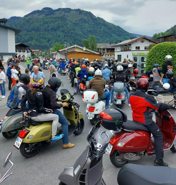 4. Vespa Treffen in Kössen: 650 Teilnehmer | Foto: Mühlberger