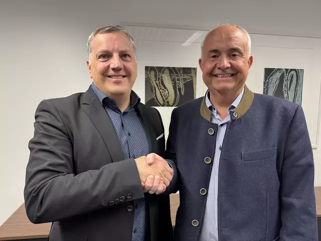 Bürgermeister Manfred Böhmwalder (rechts) und der neue Götzner Vizebürgermeister Christoph Längle.  | Foto: VP