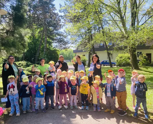 Laufen mit Herz: !BIKU-Villa-Kids zeigten vollen Einsatz im Hammerpark. | Foto: !Biku Villa