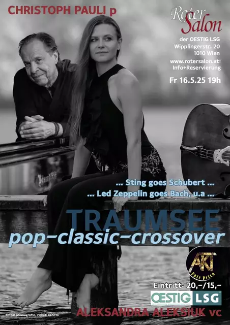 Feinstes Pop-Klassik-crossover: Pauli &amp; Aleksiuk  | Foto: © Fotos: philmografie; Plakat: OESTIG