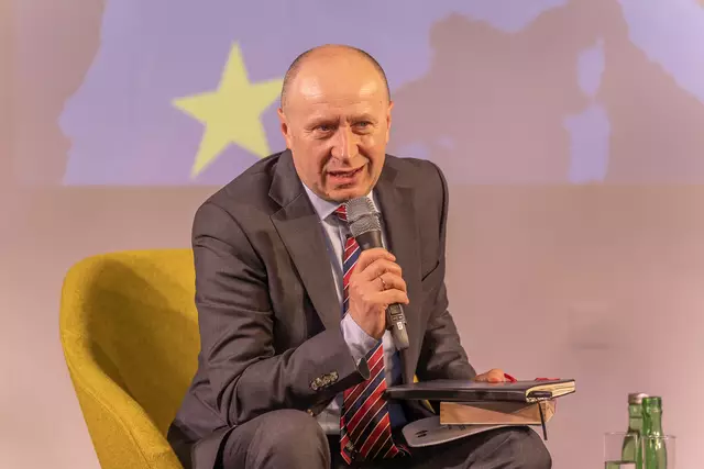 Würde sich viel lieber bereits mit dem Wiederaufbau beschäftigen: Vasyl Khymynets. | Foto: Hubert Uranjek | picarto.at