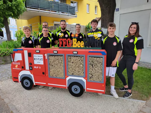 Mitte April beschäftigte sich die Feuerwehrjugend Grafenwörth mit Artenschutz generell und dem Schutz der Wildbienen ganz speziell. Gemeinsam mit der Initiative „BeeWild“ hatte der österreichische Bundesfeuerwehrverband eine Informationskampagne für Jugendliche, samt Wettbewerb, ins Leben gerufen. | Foto: FF Grafenwörth