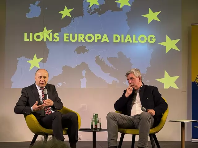 Der Botschafter berichtete dem Publikum von seinen persönlichen Eindrücken in den vergangenen drei Jahren, seitdem Russland in der Ukraine einmarschiert ist. | Foto: MeinBezirk