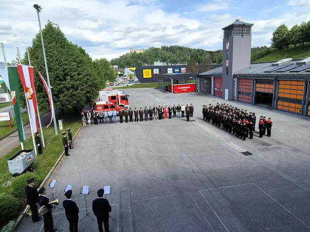 Unzählige Teilnehmerinnen und Teilnehmer bei der Florianifeier in Voitsberg | Foto: FF Voitsberg