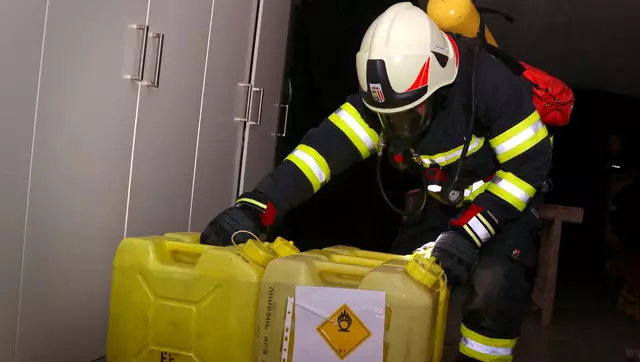 Kürzlich absolvierten 36 Trupps eine Atemschutzleistungsprüfung in Hagenberg. Geleitet wurde diese von Matthias Tucho. | Foto: Georg Riernößl/AFKDO Pregarten 