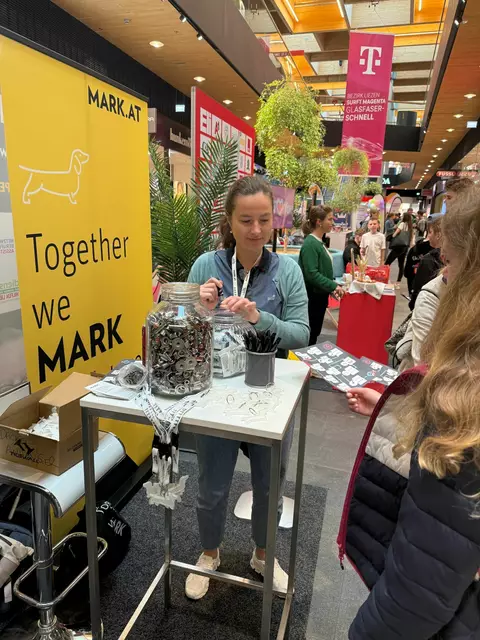 Die Firma Mark präsentierte sich in Liezen auf der Jobmesse. | Foto: Mark Metallwarenfabrik GmbH