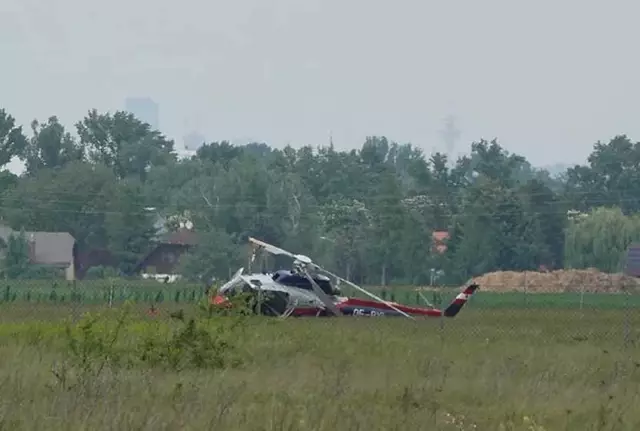 Polizeihubschrauber in Bad Vöslau abgestürzt  | Foto: DOKU NÖ