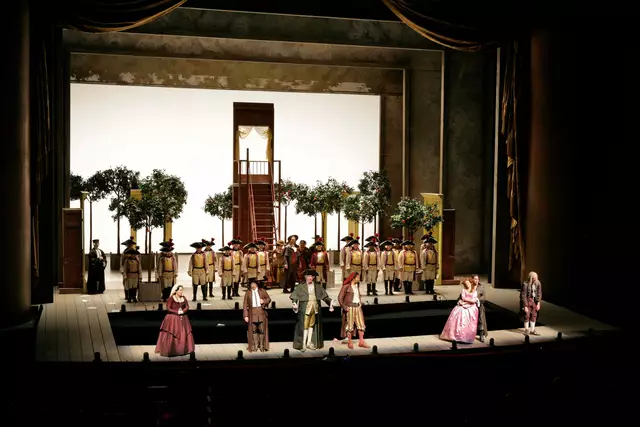 Szenenbild Il Barbiere Di Siviglia. | Foto: Ken Howard_Met Opera